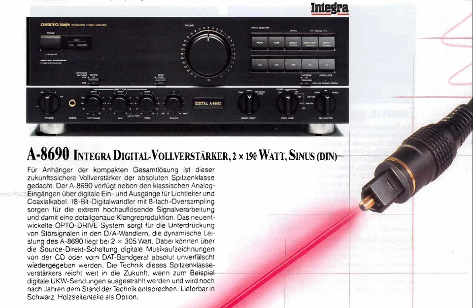 Onkyo Integra A-8690 Verstärker vollständig überarbeitet instandgesetzt Garantie - Bild 2 von 4