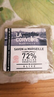 Seife  Original Frankreich Savon de Marseille  300grVegetalles 72% Olive natur