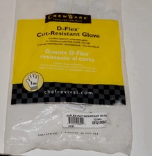 CrewWare D-Flex Cut-Resistant Glove Ambidextrous One Size