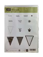 Stampin Up - PENNANT PARADE - Rubber Stamps