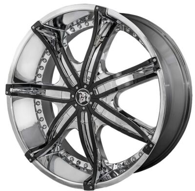 22 inch 22x8.5 DIABLO DNA Chrome wheel rim 5x4.13 5x105 +38 | eBay