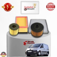 Set Service 4 Filter Peugeot Expert II 2.0 HDI 100KW 136CV Von 2007->