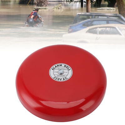 #ad Fire Alarm Bell High Sensitivity Super Loud Sound Electric Round Alarm Bell HG $41.55