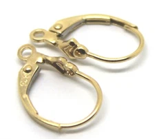 Kaedesigns New Genuine 9ct 9k Yellow Gold 15mm Continental Hooks