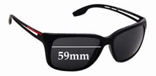 SFx Replacement Sunglass Lenses fits Prada SPS03T - 59mm Wide