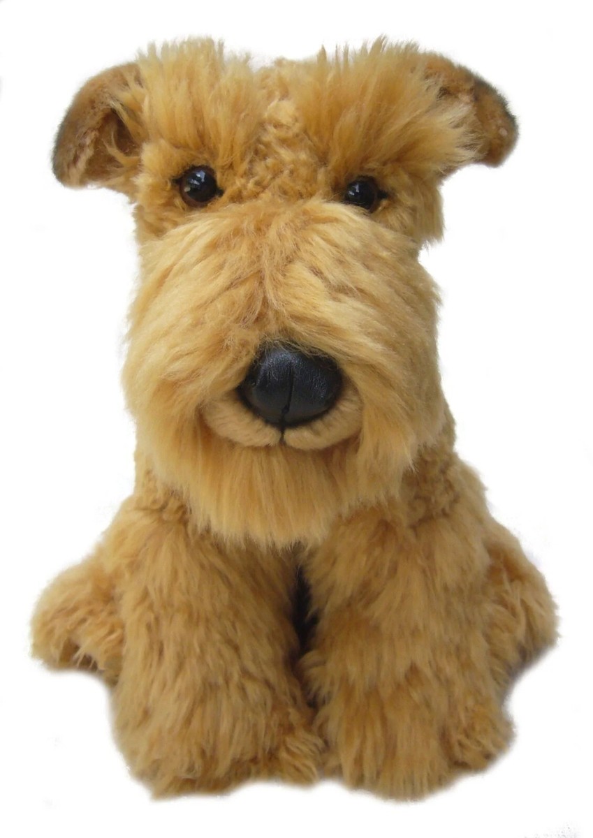 Airedale Terrier Plush Soft Toy Dog Teddy Faithful Friends 25cm