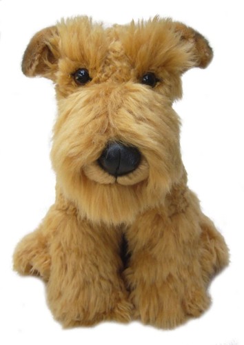 Peluche Airedale Terrier peluche chien nounours amis fidèles 25 cm chiot amoureux cadeau - Photo 1/13