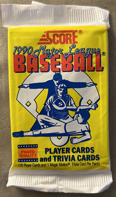 1990 Score Pack Frank Tanana Tigers (Top) Mark Gardner Rookie RC Expos (Back)