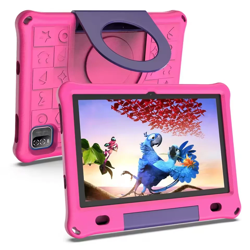 10.1-inch Android 12 Tablets Quad Core 3G/32GB WiFi Bluetooth GPS for Kids-Pink - Image 3 of 4