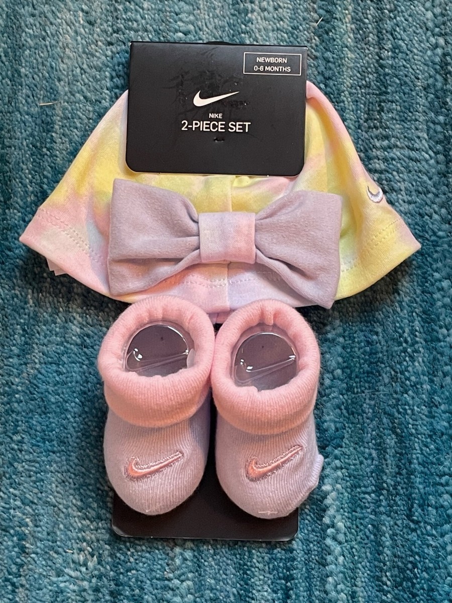 Baby Booties Tie Dye Booties NIKE Infant Baby Girl Tie Dye Cap