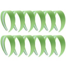 Motique Accessories 2 Inch Wide Satin Headband Set of 12 