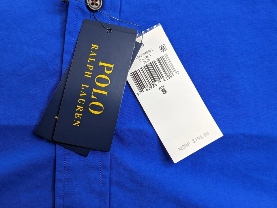 Polo Ralph Lauren Shooting Shirt Mens (Unisex) Small Blue SS Vented $198 - Image 3 of 4
