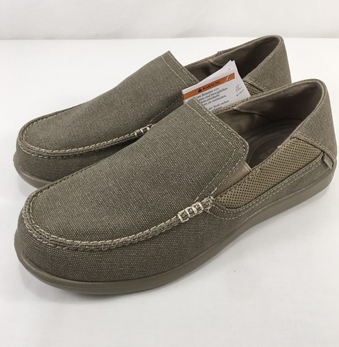 Crocs Santa Cruz 2 Luxe Men\u0026s Loafers - Khaki - 7