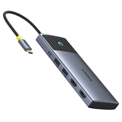 HUB Baseus 7in1 USB-C   USB-C PD100W / 2x USB-A / 2x HDMI 4K / USB-A 3.0 / USB-C