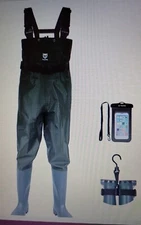 TIDEWE Bootfoot Chest Wader 2Ply Nylon/PVC Waterproof Fishing Hunting M5 W7 New