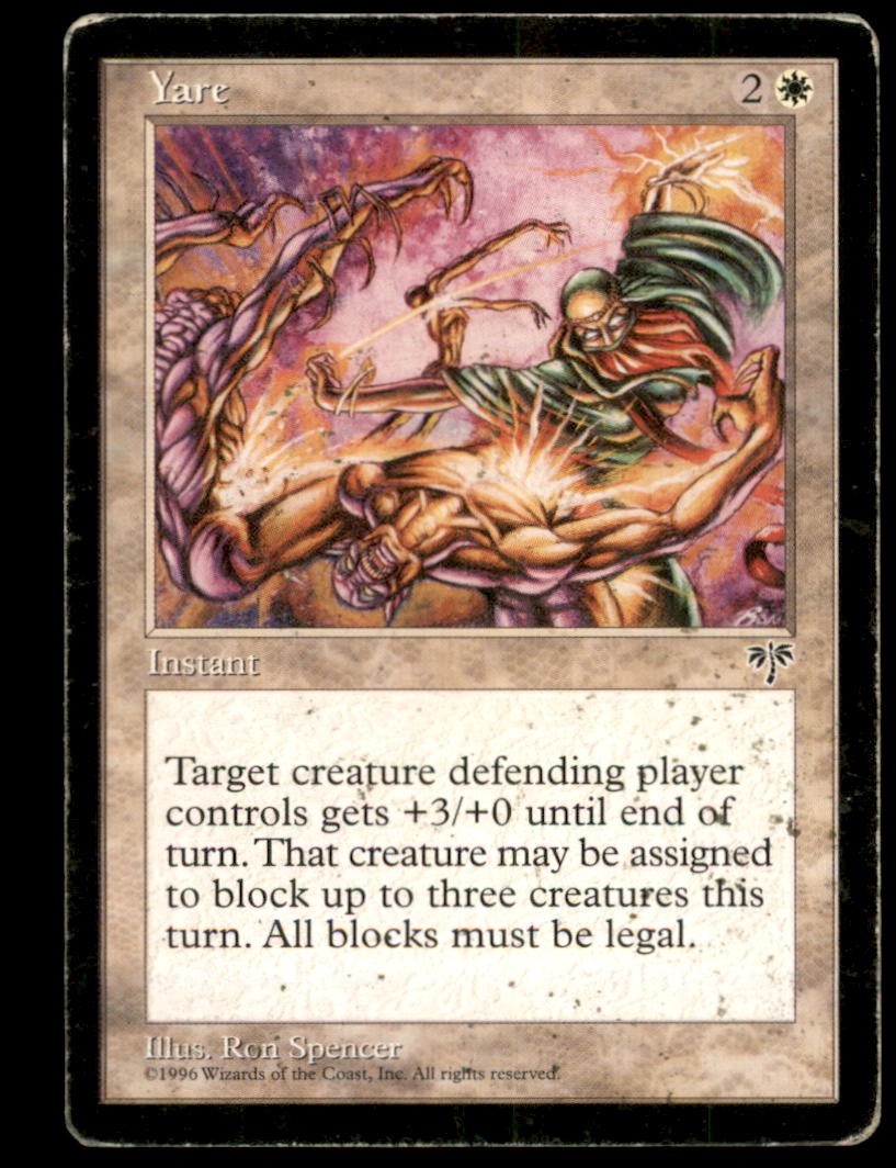 Yare HP Heavy Play Mirage MTG [6600]