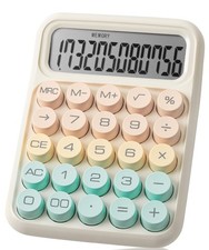 Mr. Pen- Mechanical Switch Calculator, 12Digits, Large LCD Creamy Citrus 