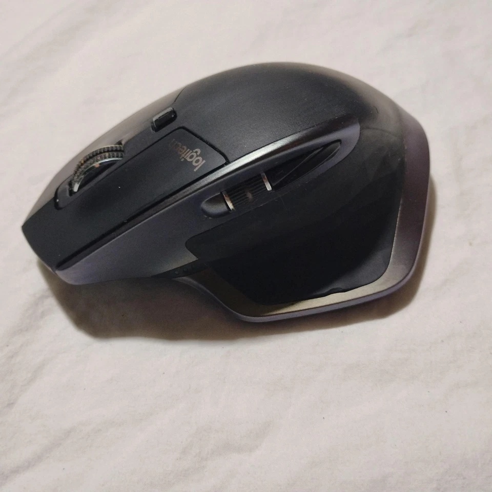 Logitech MX Master Wireless Mouse Bluetooth Darkfield Laser USB Grey Ergonomic - Image 2 of 4