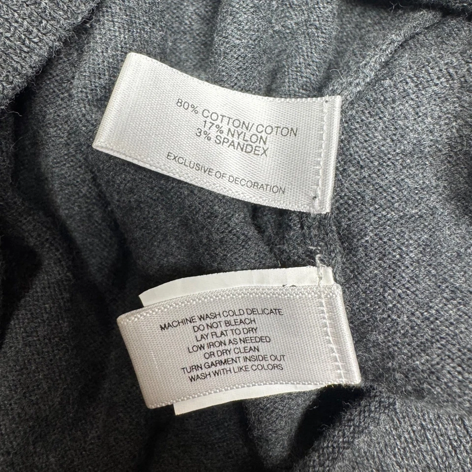 Cutter and Buck Mens 1XB VT Virginia Tech Pullover V Neck Sweater Vest Dark Gray - Image 4 of 4