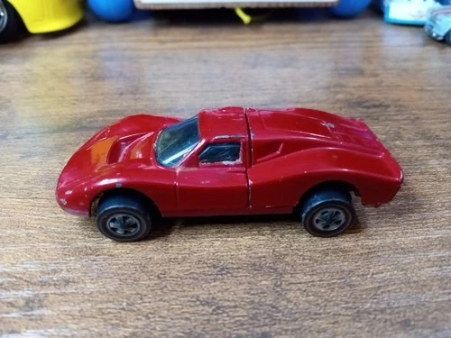 Hot Wheels 1968 Redline Ford MK IV In Red Enamel Original Paint Usa On Base