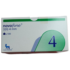 NovoFine Injektionsnadeln 32G 4 mm steril, 10...