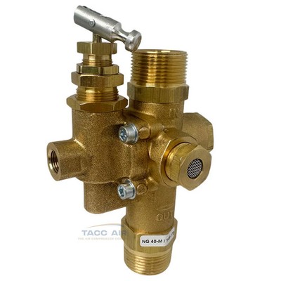 3/4'' Inlet/Outlet Air Compressor Pilot Unloader Check Valve Combo 145 - 175 PSI