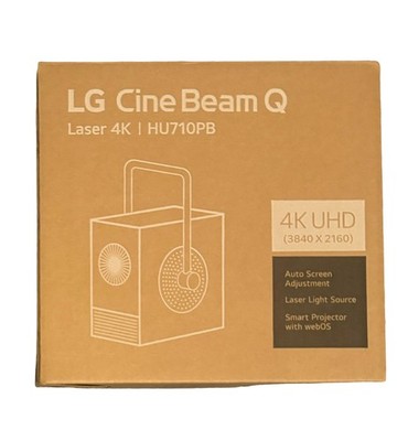LG CineBeam Q HU710PB UHD Beamer | 50'' - 120'' | ULTRA HD | DLP | 500 ANSI-Lumen