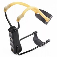 HIGH VELOCITY FOLDING WRIST SLINGSHOT Catapult Powerful Hunting Sling Shot Ammo