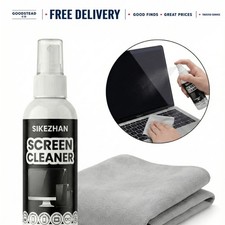 Screen Cleaner Kit with Microfiber Cloth Streak-Free Spray for Laptop Monitor TV