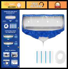 Mini Split Cleaning Bag - 360 Waterproof, Fits 38-48in Systems, Kit with Overspr