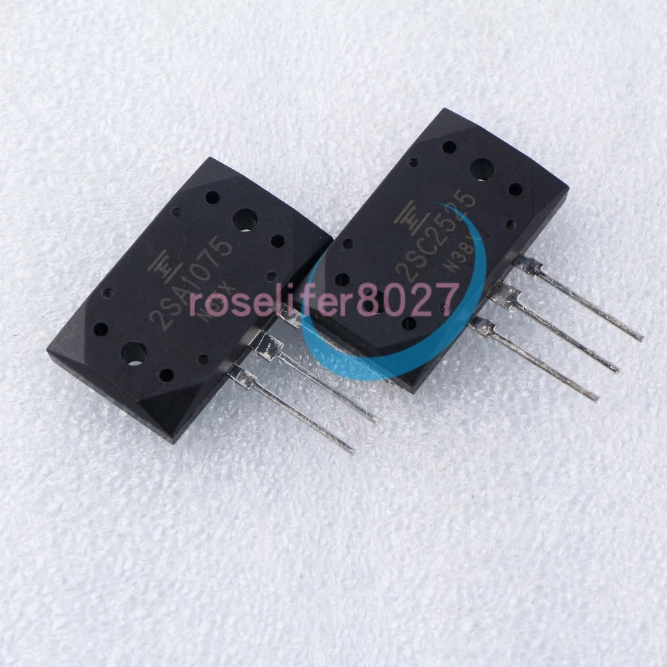 1pairs NEW 2SA1075 & 2SC2525 FUJI Complementary Transistor A1075/C2525