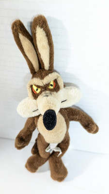 Vintage Looney Tunes Warner Bros WB 1999 Bean Bag Plush Wile E