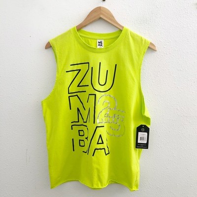 NWT ZUMBA 25 Crew Neck Muscle Tank Size Large