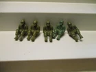 VTG Marx Payton US Riders Soldiers Army Men Military Plastic Playset Figures K23