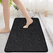 Godehone Shower Mats Non Slip without Suction Cups, PVC Loofah Bathroom Mats, Lo
