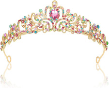 Tiara Crowns for Women  Girls - Bridal, Wedding, Prom, Quinceanera, Birthday 