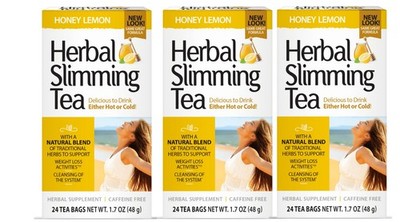 21st Century Herbal Slimming Tea Honey Lemon 24 Bags Pack of 3 (72 bags total)
