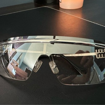 Miu Miu Silver Metal Sunglass Arm with Black Detail | eBay display picture 3