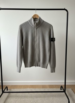 Stone island Knitted Cardigan Grey Size m