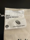 US Sealed Mint Bag 2011 Kennedy Half dollar P & D 200 Coins & Face Value Of $100