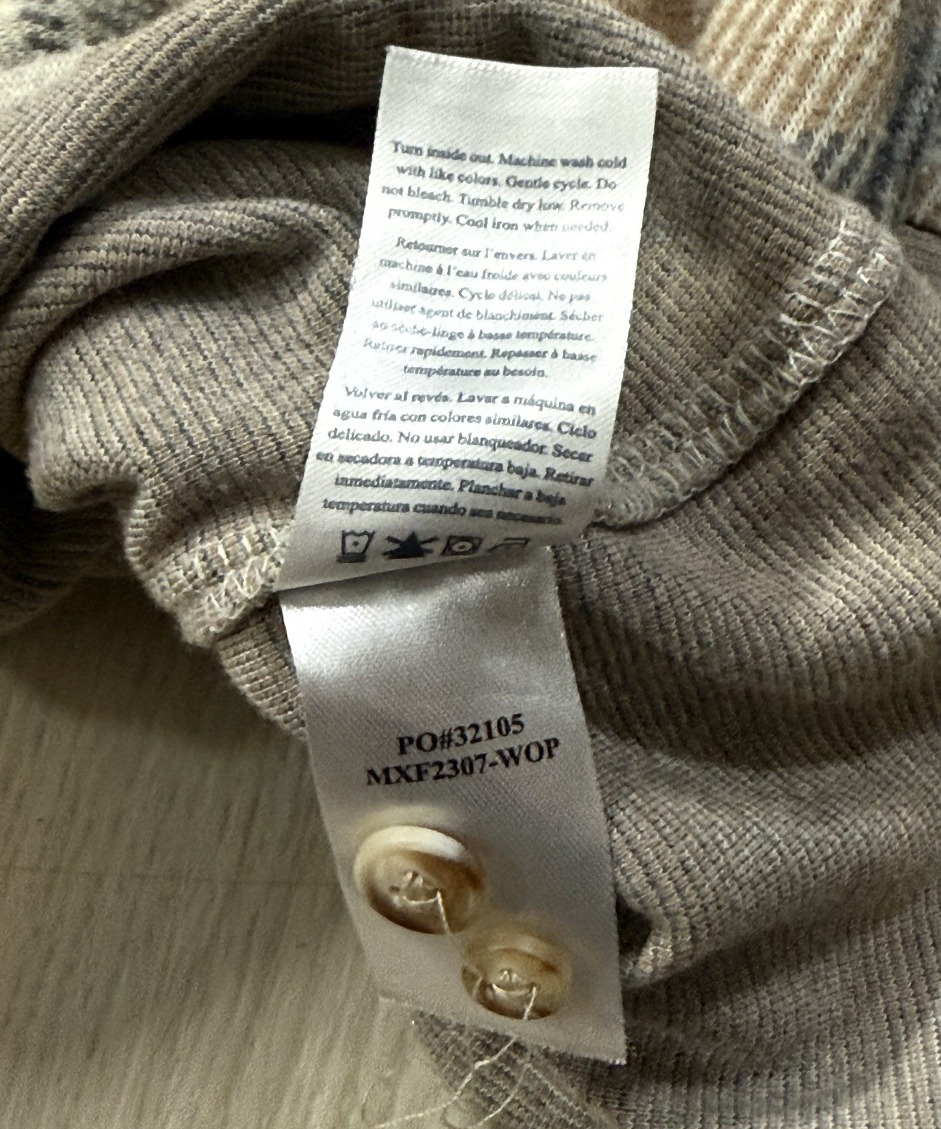 Faherty ‘Legend’ Button-Down Flannel Sweater XL W… - image 11