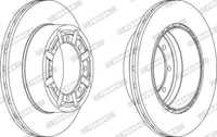 Bremsscheibe Vorderachse Hinterachse FüR Nissan Renault Trucks Cabstar E NT400