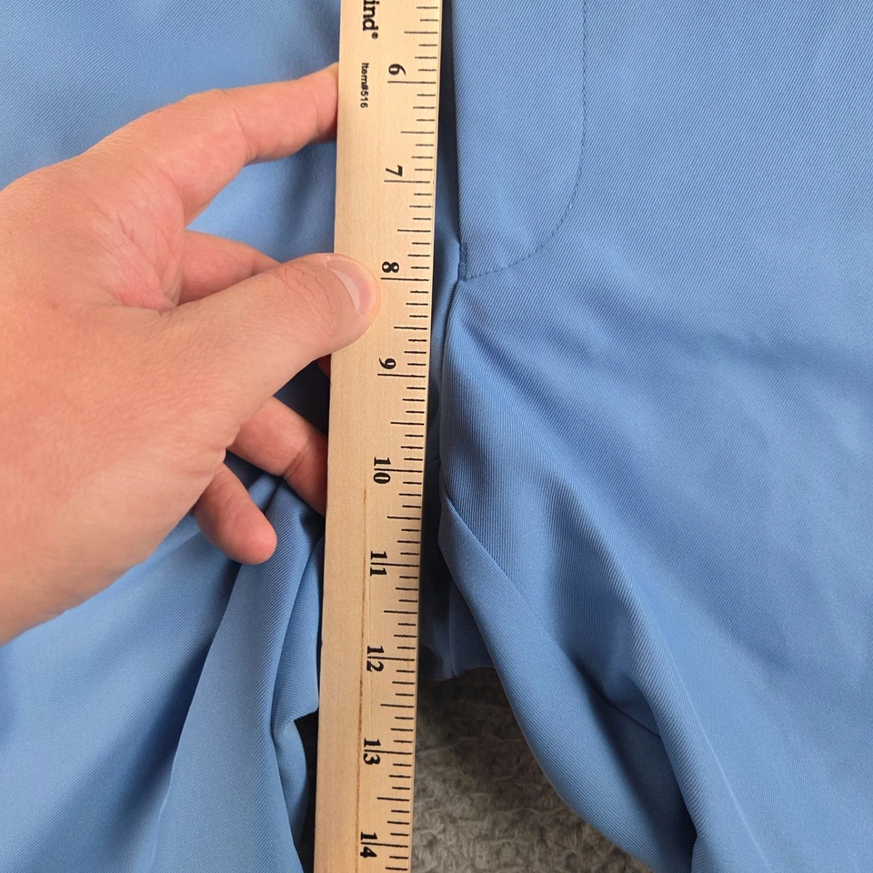 Peter Millar Salem Performance Short Mens 33 Blue Wicking Pleated Golf - Image 3 of 4