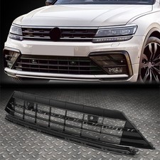 For 18-21 Volkswagen Tiguan R-line Oe Style Black Front Lower Bumper Grille