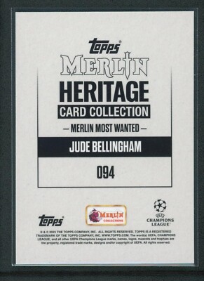 2023 JUDE BELLINGHAM TOPPS MERLIN UEFA CHAMPIONS LEAGUE | eBay