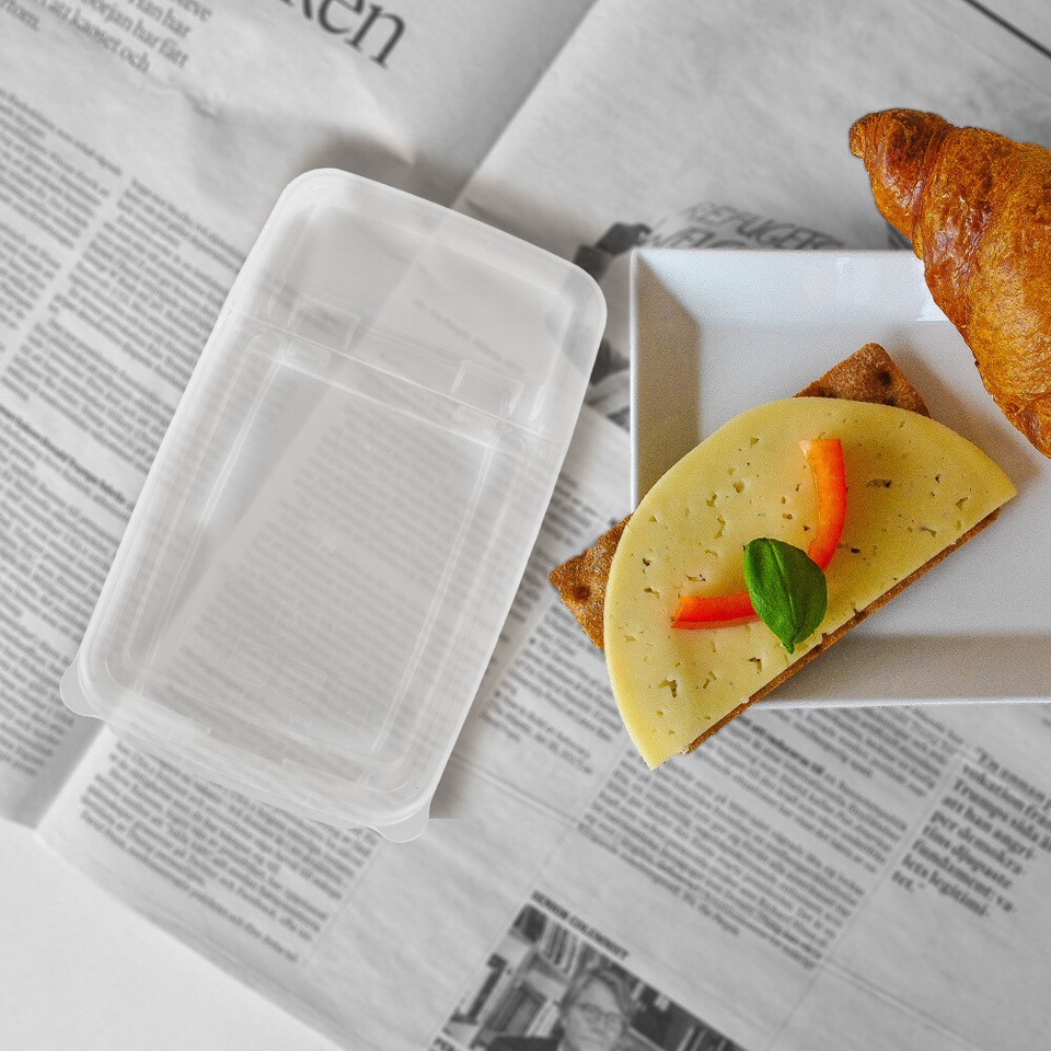 5pcs Cream Cheese Storage Container with Lid Clear Cheese Container for Fridge eBay