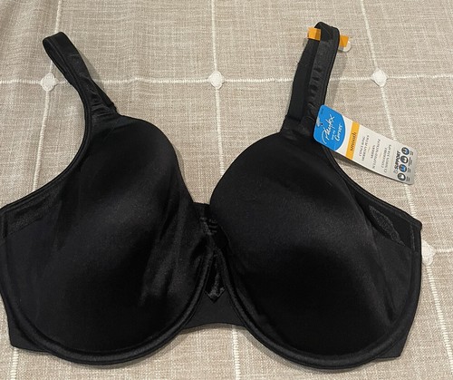 NWT Playtex Bra Love Smooth Full-Figure .T-Shirt Black Style 4848 Size 38DD