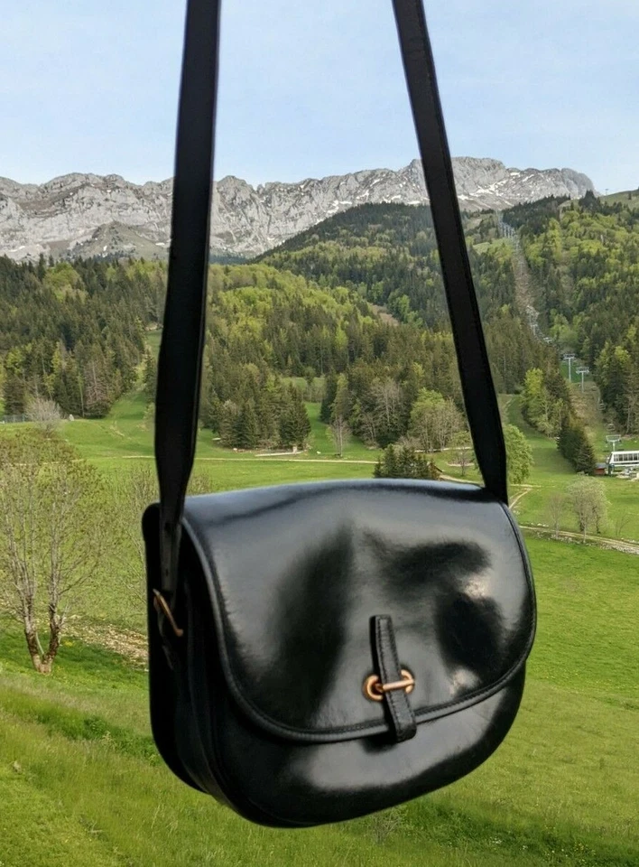 Hermes Paris, sac balle de Golf vintage, nettoyé et bordures refaites par Hermès - Photo 2/4
