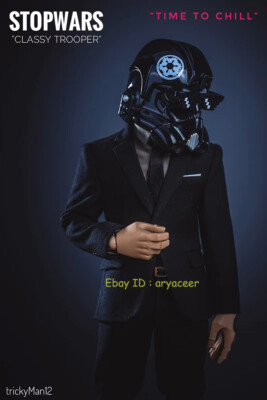Trickyman12 Stop Wars Series Classy Trooper Black Suit Ver 1/6 
