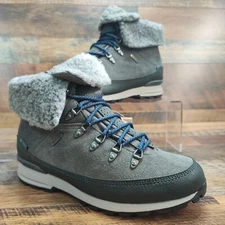 Hi-Tec Women's Kono Espresso Waterproof Gray Suede Boots Size 7